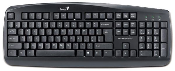 Genius KB-110 USB Desktop Keyboard (Black)