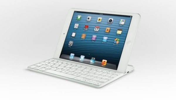 Logitech Ultrathin Keyboard Cover for iPad Mini (White)