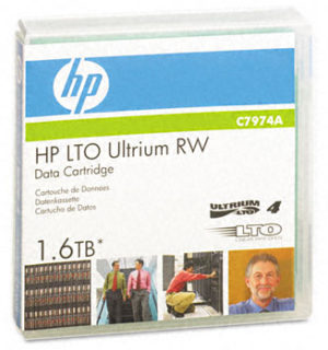 HP LTO4 Ultrium 800GB/1.6TB RW Data Cartridge C7974A