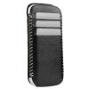 Sena Lusio Leather Wallet Case for Samsung Galaxy S4 (Black/Grey)