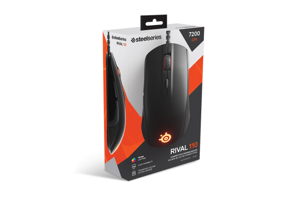 SteelSeries Rival 110 Universal Grip Competitive Gaming Mouse