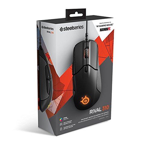 SteelSeries Rival 310 Ergonomic Gaming Mouse Engineered for Esports