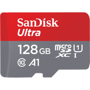 Sandisk Ultra microSD UHS-1 Card 128GB With Adapter