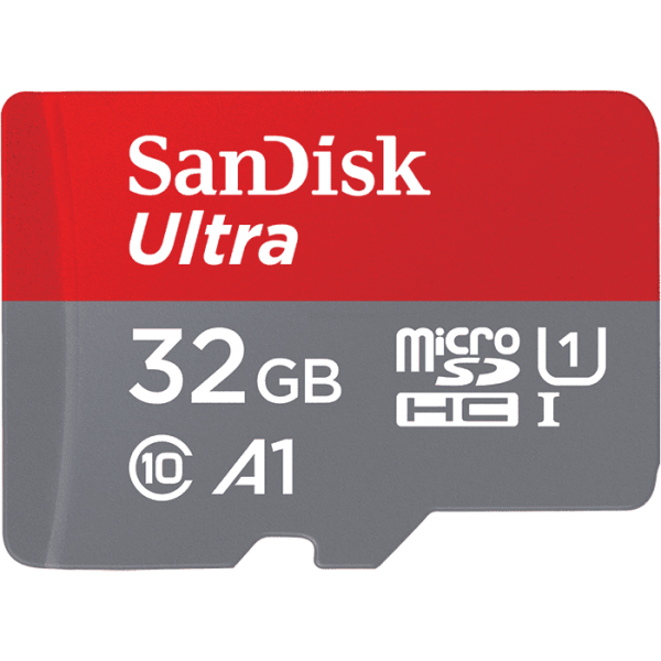 Sandisk Ultra microSD UHS-1 Card 32GB With Adapter