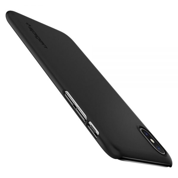 Spigen iPhone X Case Thin Fit - Matt Black