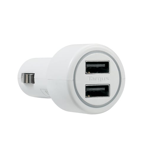 Targus Dual USB Car Charger for Tablets & Mobiles