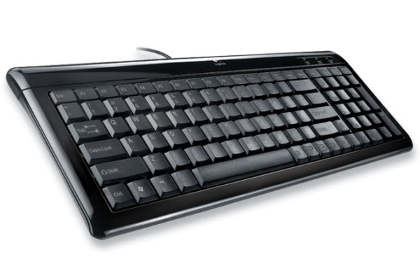 Logitech Ultra-Flat Keyboard Dark Shine