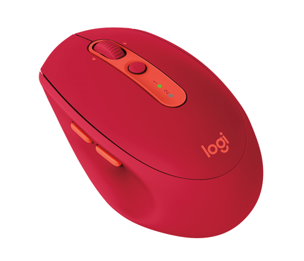 Logitech M590 Silent Wireless Mouse - Red