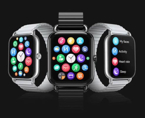 smart watches with process of connecting it to mobile