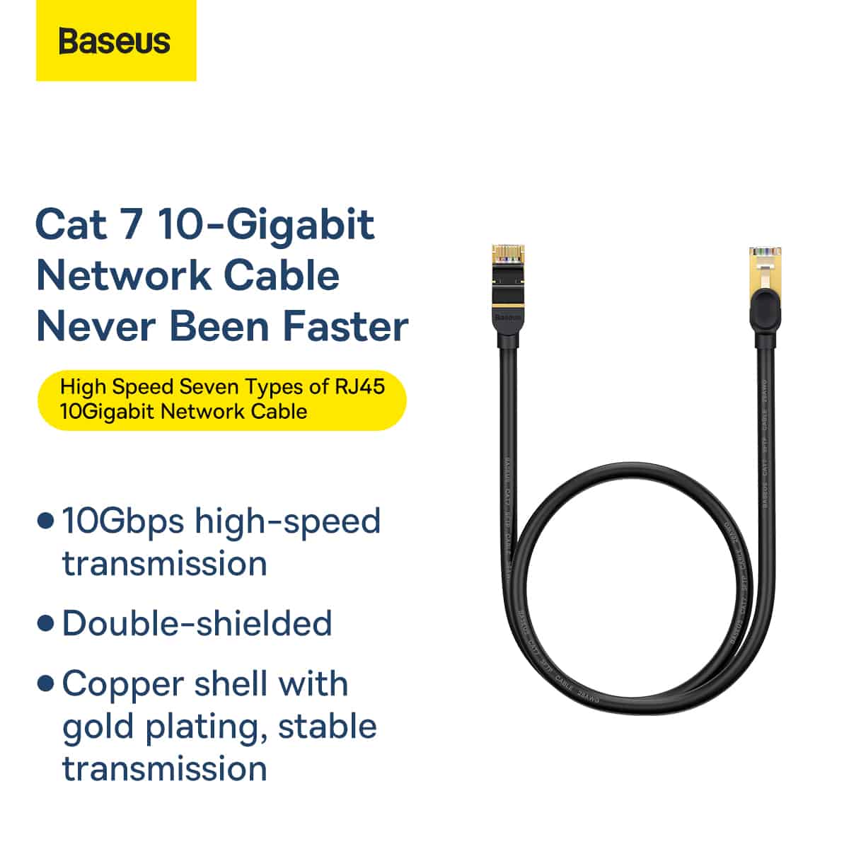 Baseus CAT-7 10 Gigabit Network Cable 5M